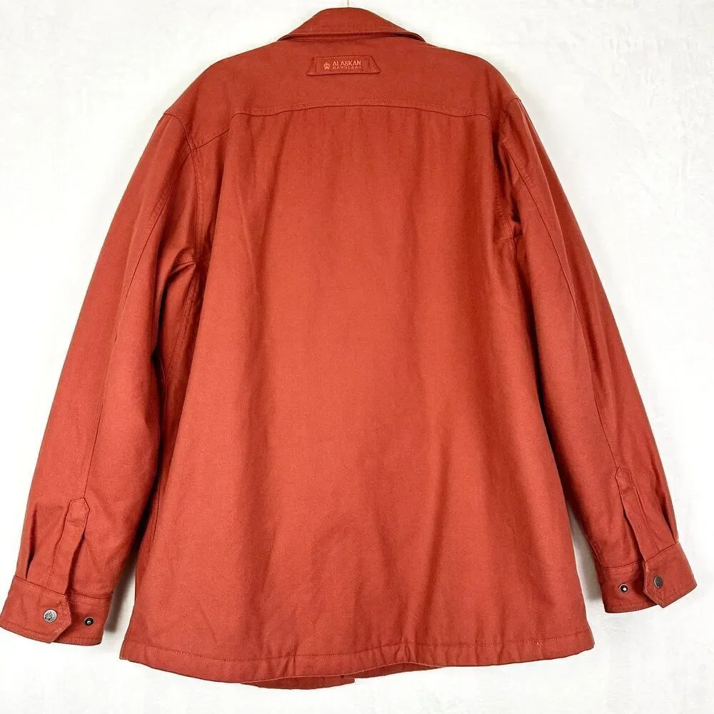 Alaskan Hardgear by Duluth Trading Trapline Flannel Shirt Jacket Large Tall